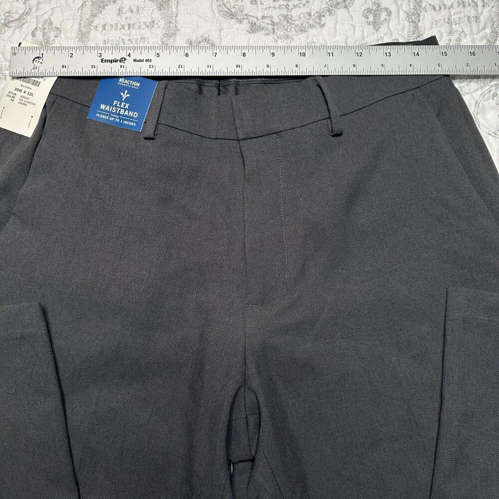 Kenneth Cole STRETCH MICRO CHECK MODERN FIT TECHNI-COLE DRESS PANT 30W 32L - Picture 8 of 12